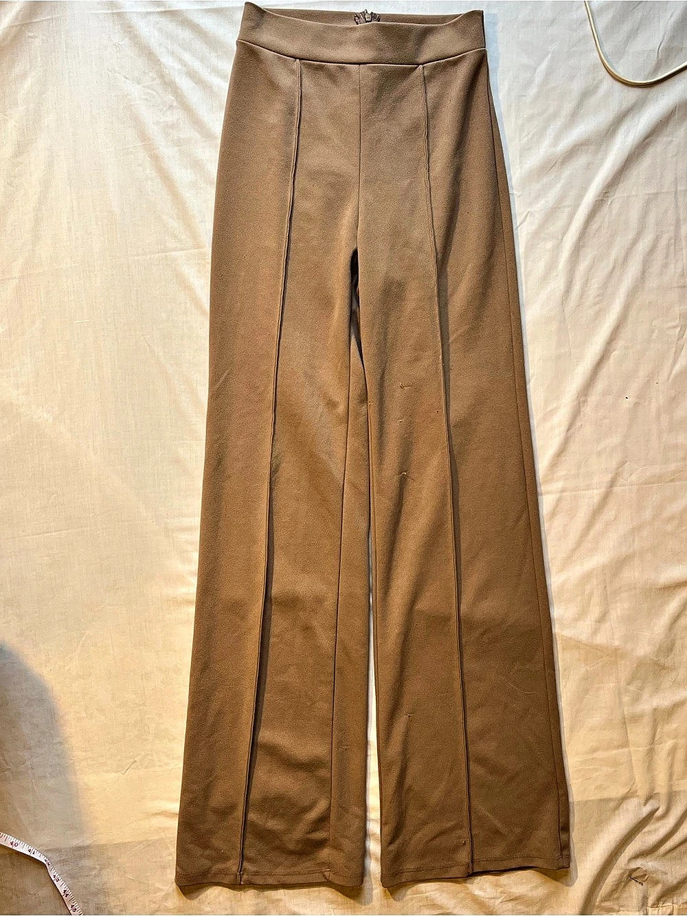 Fashion Nova Wide Leg Pants in Brown Size S